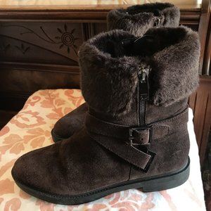 Ivanka Trump size 8 Brown Suede Leather Boots